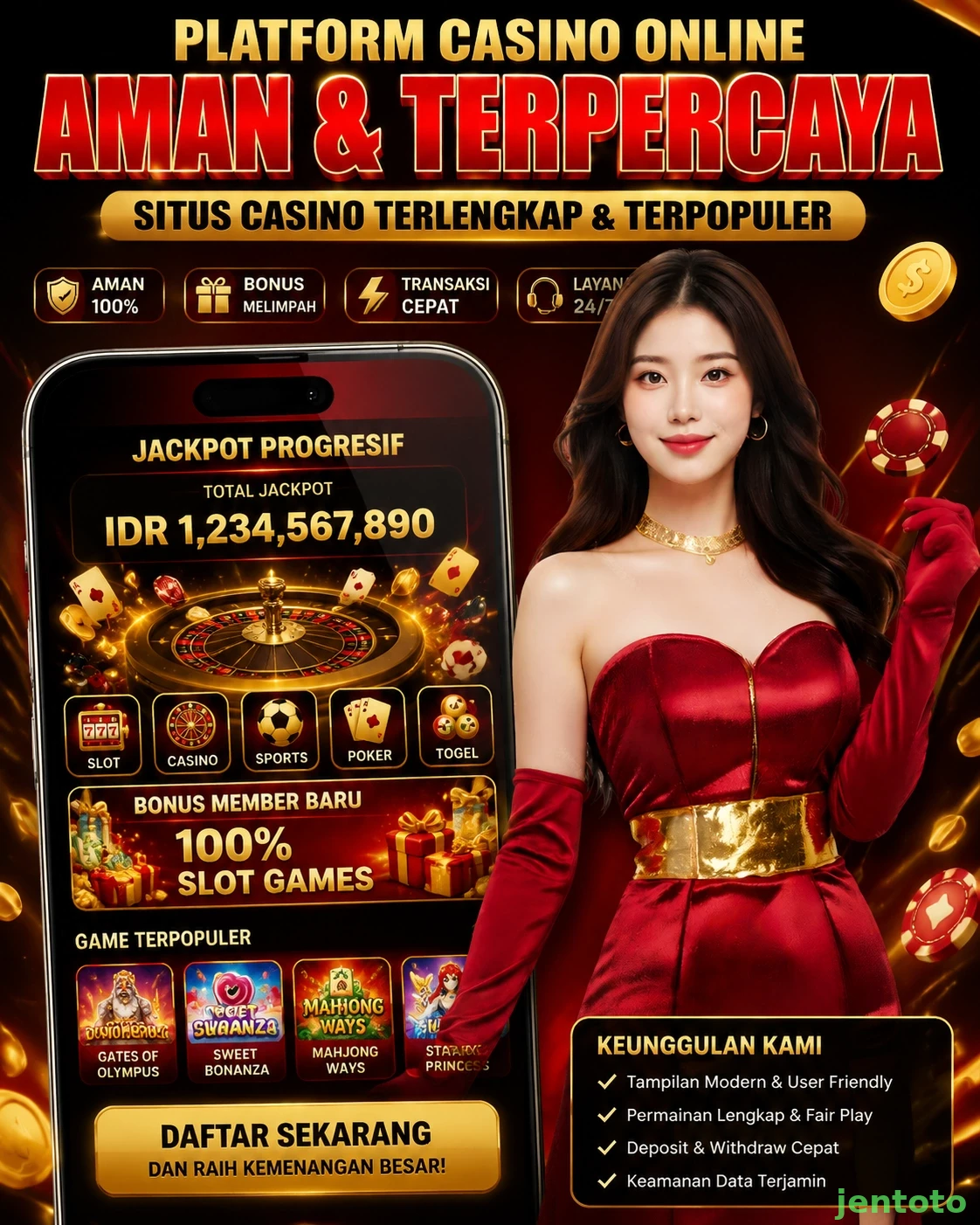 Cara Mendaftar dan Verifikasi Akun di jentoto
